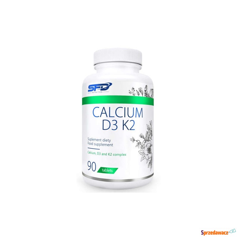 Calcium d3 k2 x 90 tabletek - Witaminy i suplementy - Lubowidz