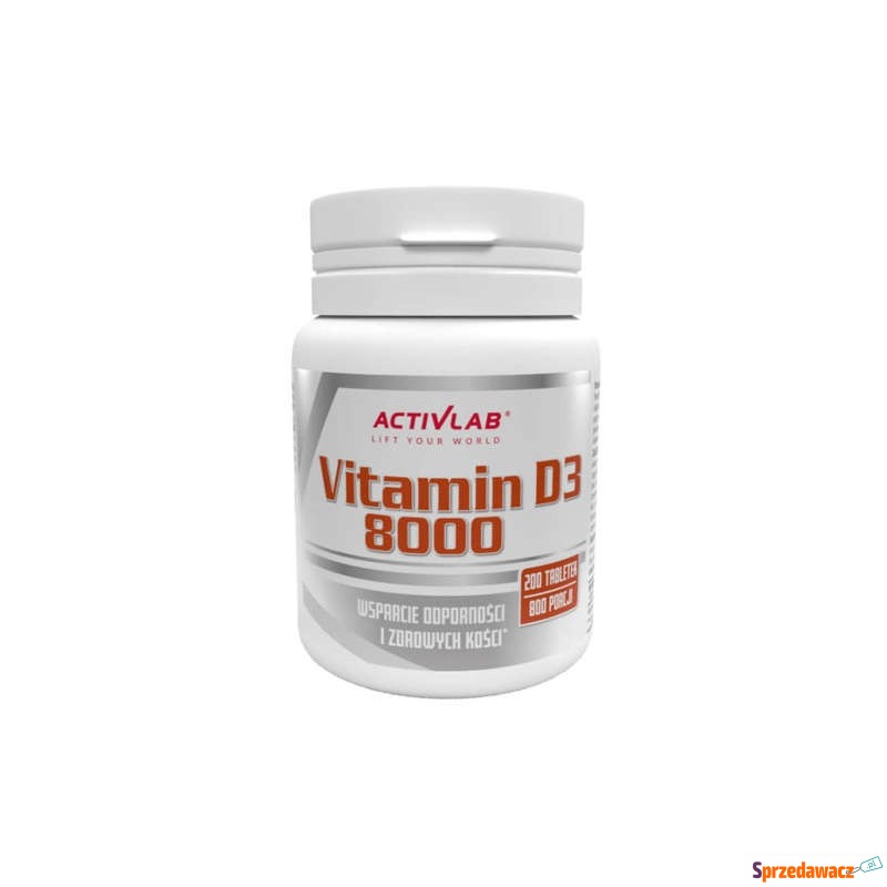 Vitamin d3 8000 x 200 tabletek - Witaminy i suplementy - Będzin