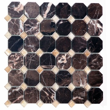 Mozaika Marmurowa Hang Brown/Honey Onyx 30,5x30,5x1 poler