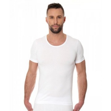Koszulka męska Brubeck SS 00990A biała
