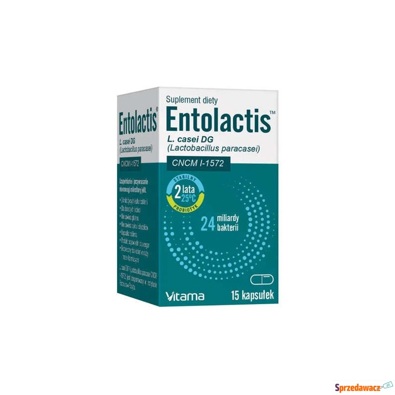 Entolactis x 15 kapsułek - Witaminy i suplementy - Włocławek