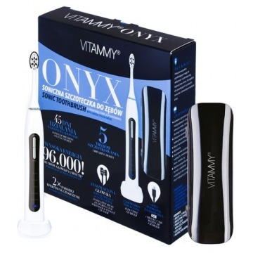 Vitammy onyx soniczna szczoteczka do zębów z unikatową funkcją polerowania x 1 sztuka