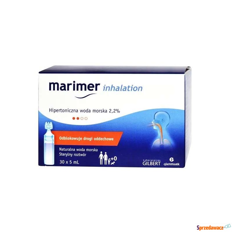 Marimer inhalation 2,2% hipertoniczna woda morska... - Leki bez recepty - Bytom
