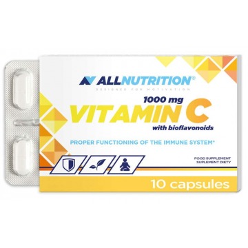 Allnutrition vitamin c 1000mg with bioflavonoids x 10 kapsułek