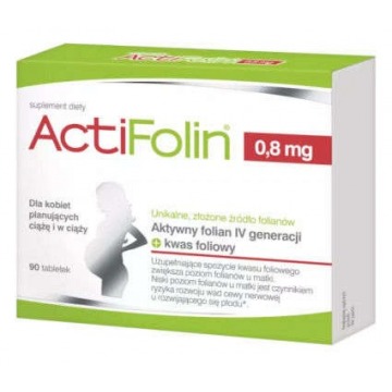 Actifolin 0,8mg x 90 tabletek