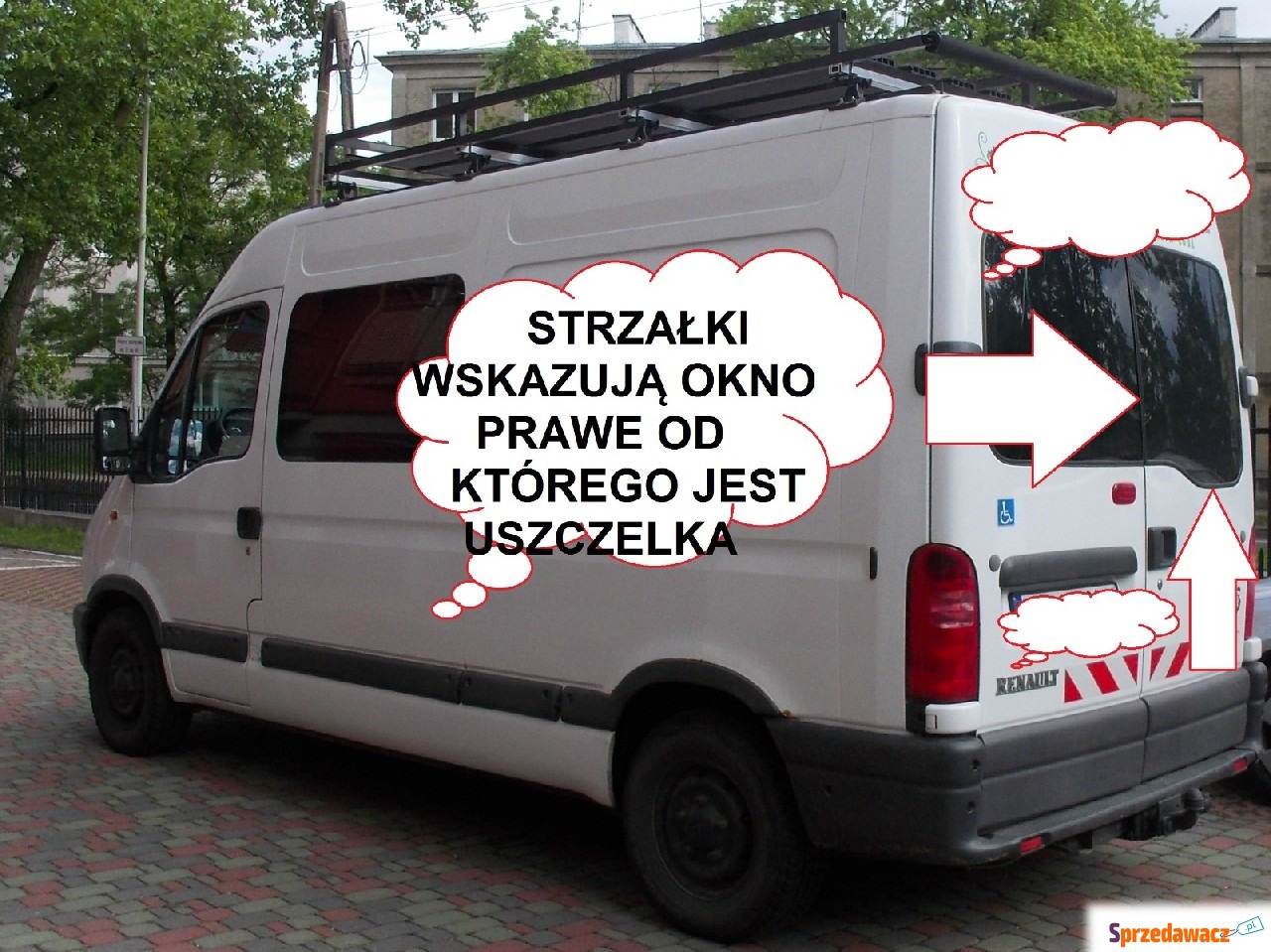 Uszczelka szyby, Renault Master...