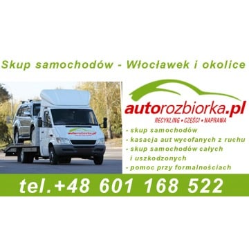 Skup aut Włocławek autokasacja skup samochodów