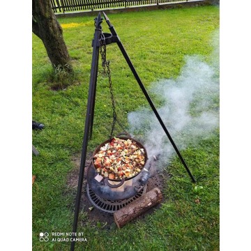 Patelnia żeliwna kociołek grill 40 cm - Kociołki, garnki - Gołdap - zdjęcie 5