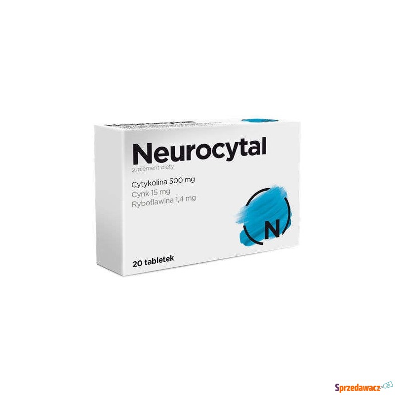 Neurocytal x 20 tabletek - Witaminy i suplementy - Tychy