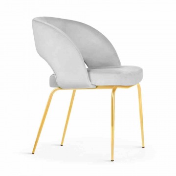 Krzesło Bona I - Kolor Do Wyboru, Złote Nogi 57x62x83cm