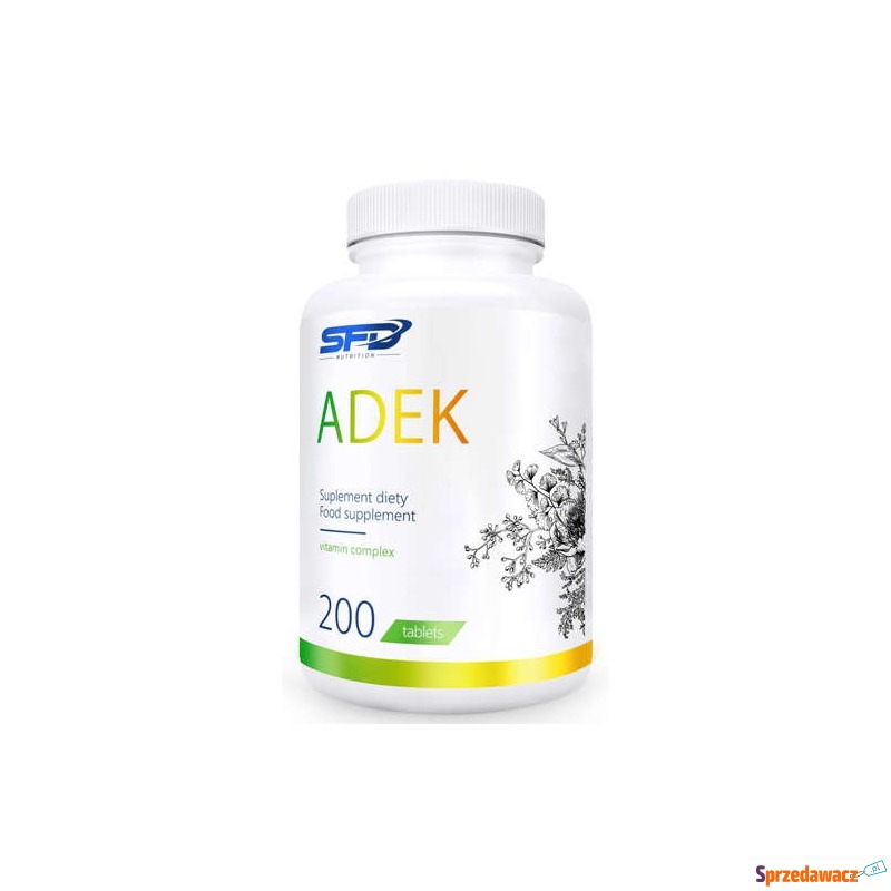 Adek x 200 tabletek - Witaminy i suplementy - Rawicz