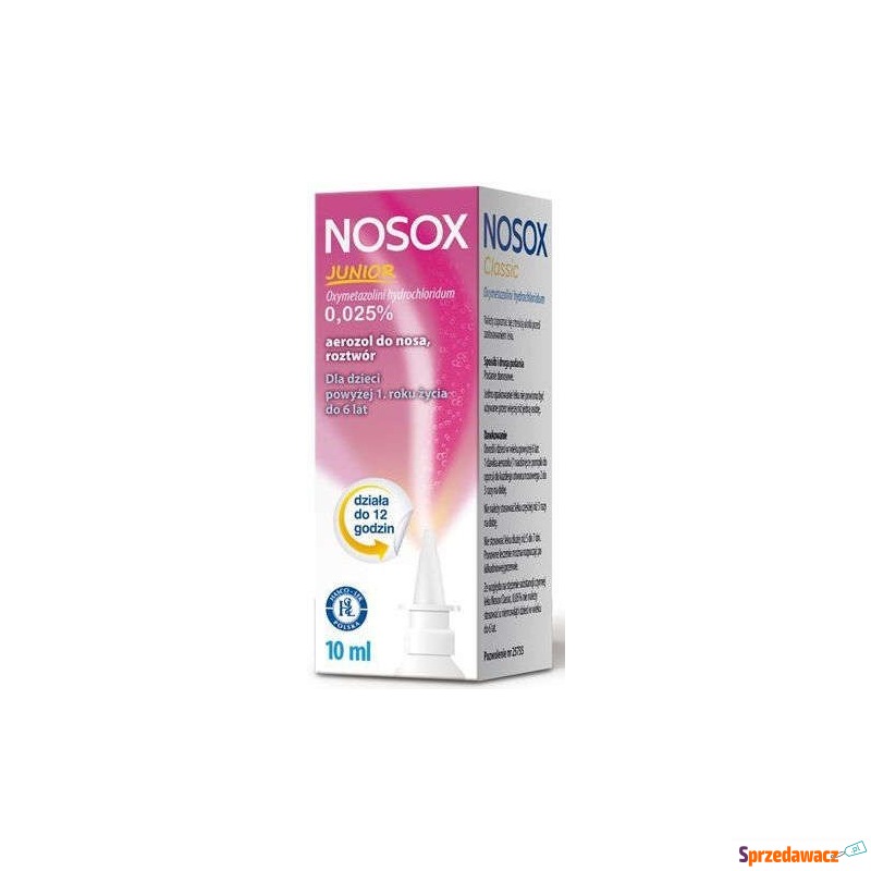 Nosox junior aerozol do nosa 0,025% 10ml - Leki bez recepty - Grabówka