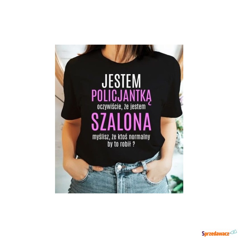 koszulka dla policjantki - Bluzki, koszule - Chorzów