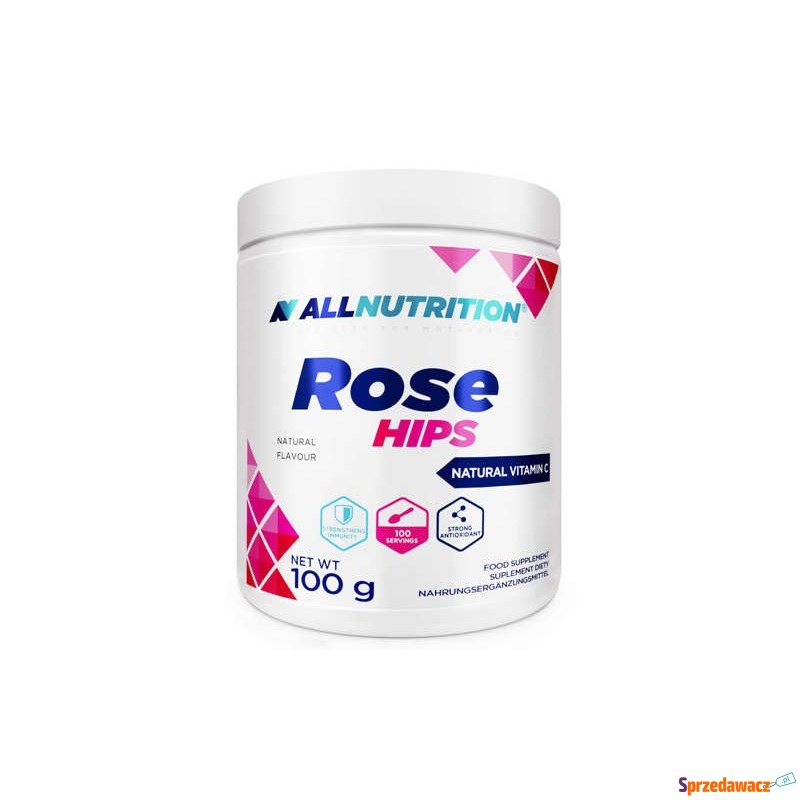Allnutrition rose hips proszek 100g - Witaminy i suplementy - Bartoszyce