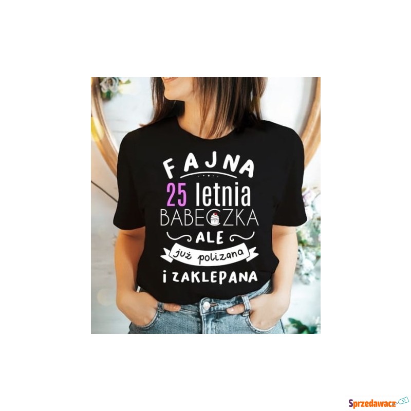 damska koszulka na 25 urodziny - Bluzki, koszule - Gdynia