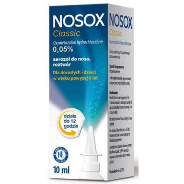 Nosox classic 0,05% aerozol do nosa 10ml
