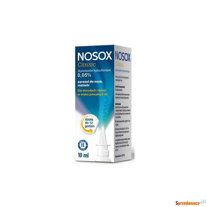 Nosox classic 0,05% aerozol do nosa 10ml - Leki bez recepty - Wodzisław Śląski