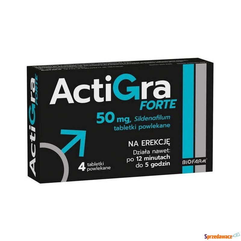 Actigra forte 50mg x 4 tabletki - Sprzęt medyczny - Legnica