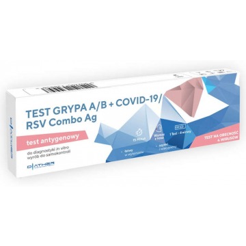 Test antygenowy grypa a/b + covid-19/rsv x 1 sztuka