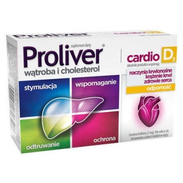 Proliver cardio d3 x 30 tabletek