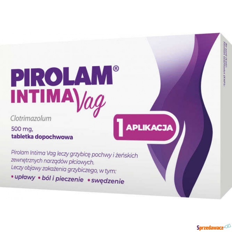 Pirolam intima vag 500mg x 1 tabletka dopochwowa - Witaminy i suplementy - Nowy Dwór Mazowiecki