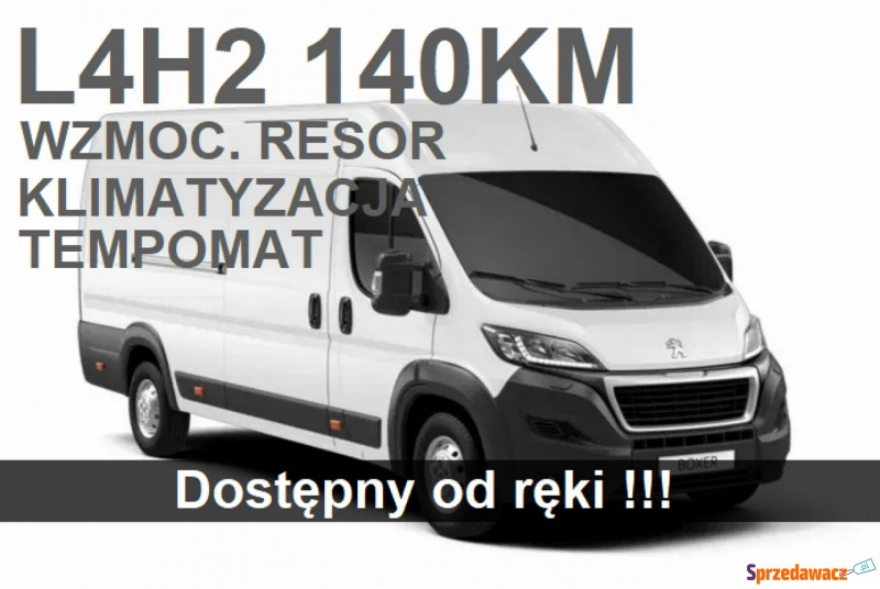 Peugeot Boxer 2022,  2.2 diesel - Na sprzedaż za 166 296 zł - Szczecinek