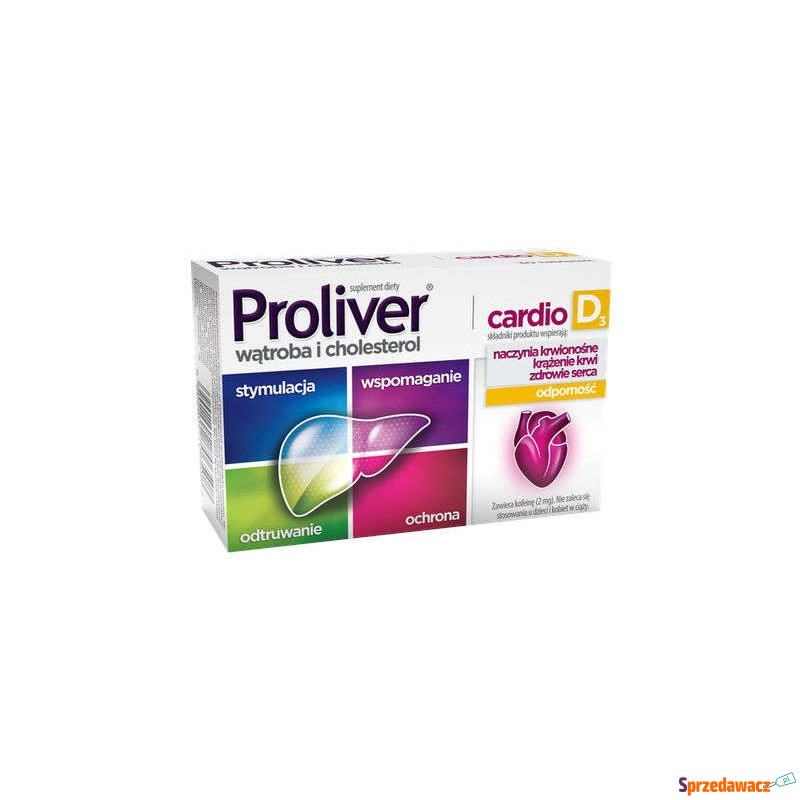 Proliver cardio d3 x 30 tabletek - Witaminy i suplementy - Żyrardów