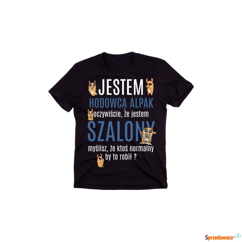 koszulka dla hodowcy alpak, koszulka z alpaką - Bluzki, koszulki - Opole
