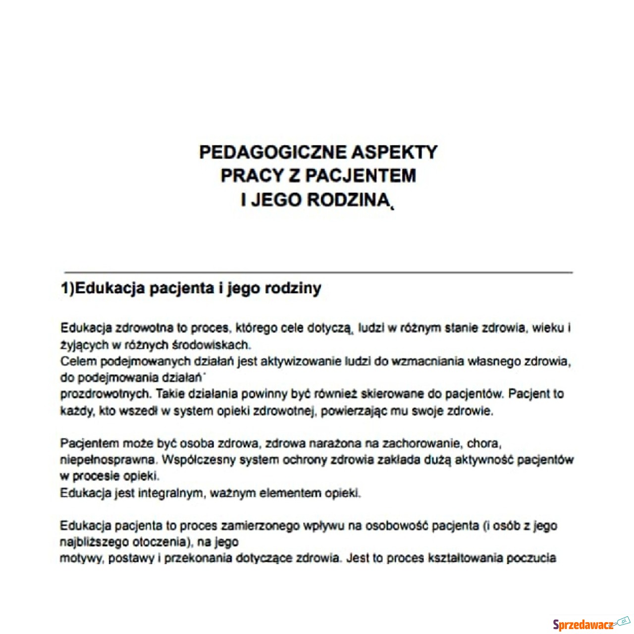 "Pedagogiczne aspekty pracy...