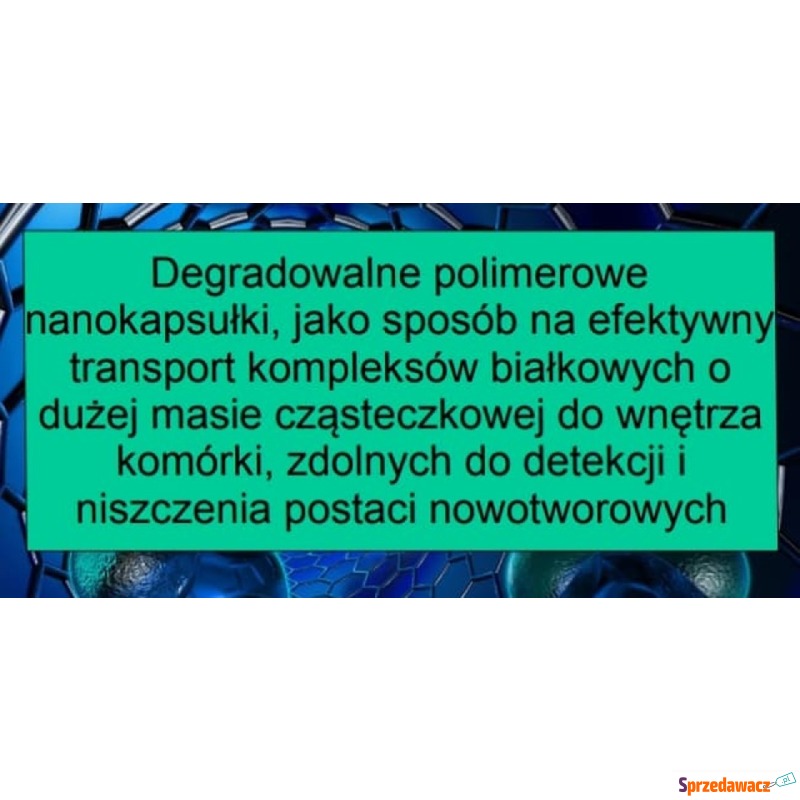 Degradowalne polimerowe ﻿nanokapsułki, jako s... - Pozostałe materiały edu. - Gdańsk
