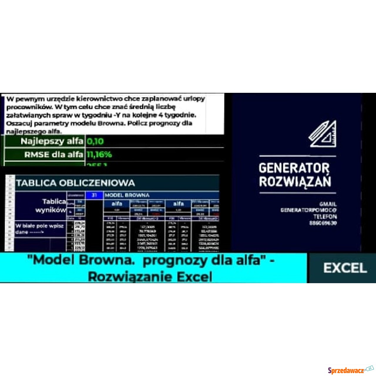 "Model Browna, prognozy dla...