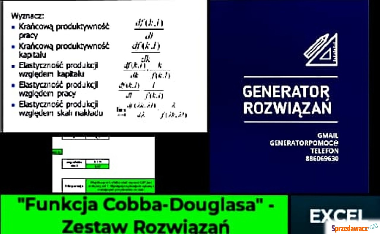 "Funkcja Cobba-Douglasa"...