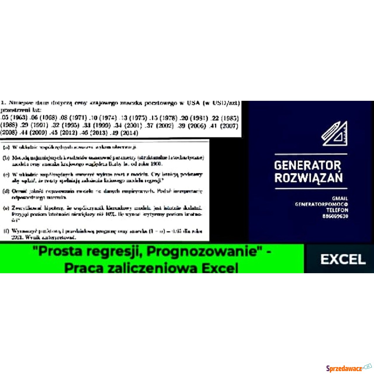 "Prosta regresji regresji,...