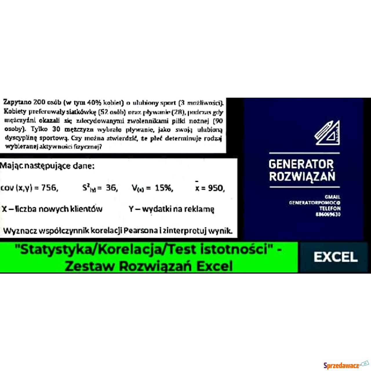 "Statystyka Korelacja Test...