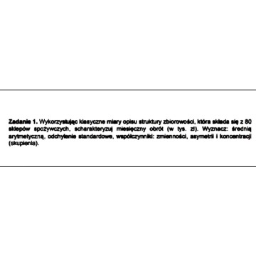 "Zadanie kontrolne ze Statystyki - rok 2... - Pozostałe materiały edu. - Gdańsk - zdjęcie 2