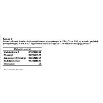 "Postać liniowa modelu ekonometrycznego,... - Pozostałe materiały edu. - Warszawa - zdjęcie 2