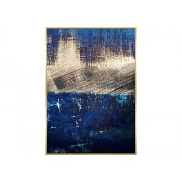 Obraz Roit Niebieski, Złoty 102x142cm