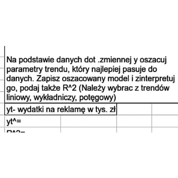 "Szacowanie parametrów modelu trendu, ws... - Pozostałe materiały edu. - Warszawa - zdjęcie 2