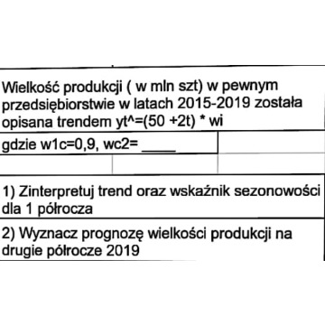 "Szacowanie parametrów modelu trendu, ws... - Pozostałe materiały edu. - Warszawa - zdjęcie 3
