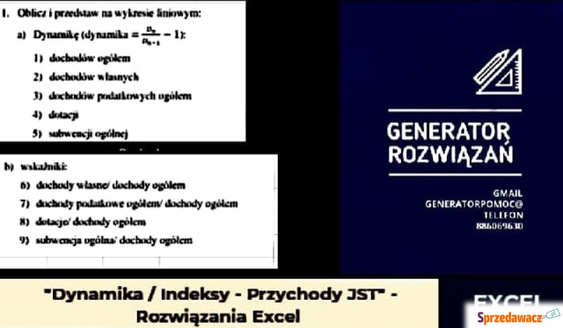 "Dynamika / Indeksy - Przychody JST"... - Pozostałe materiały edu. - Warszawa