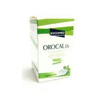 Orocal d3 x 30 tabletek do żucia - data ważności 31-10-2022r.