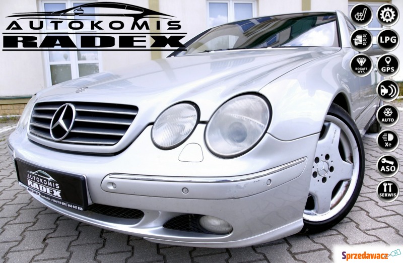 Mercedes - Benz CL-klasa  Coupe/Sportowy 2001,  5.0 benzyna+LPG - Na sprzedaż za 17 999 zł - Świebodzin