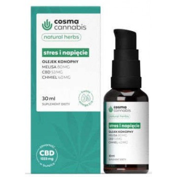 Cosma cannabis natural herbs stres i napięcie olejek 30ml