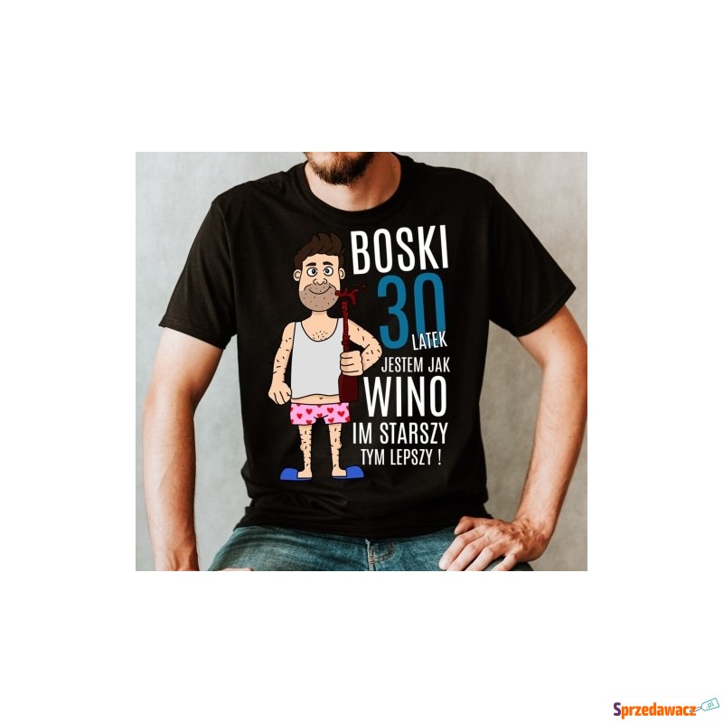 koszulka na 30 urodziny dla szwagra, koszulka... - Bluzki, koszulki - Łódź