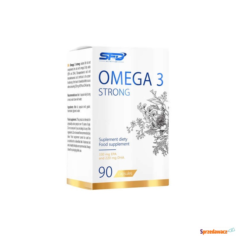 Omega 3 strong x 90 kapsułek - Witaminy i suplementy - Zgierz