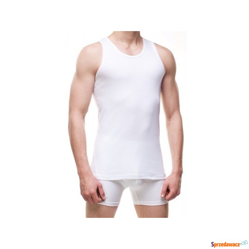 Koszulka męska Cornette Authentic 213 biała plus - Bluzki, koszulki - Chełm