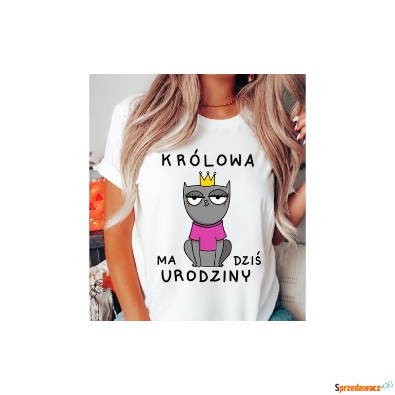 damska koszulka na prezent na urodziny dla kobiety - Bluzki, koszule - Kielce