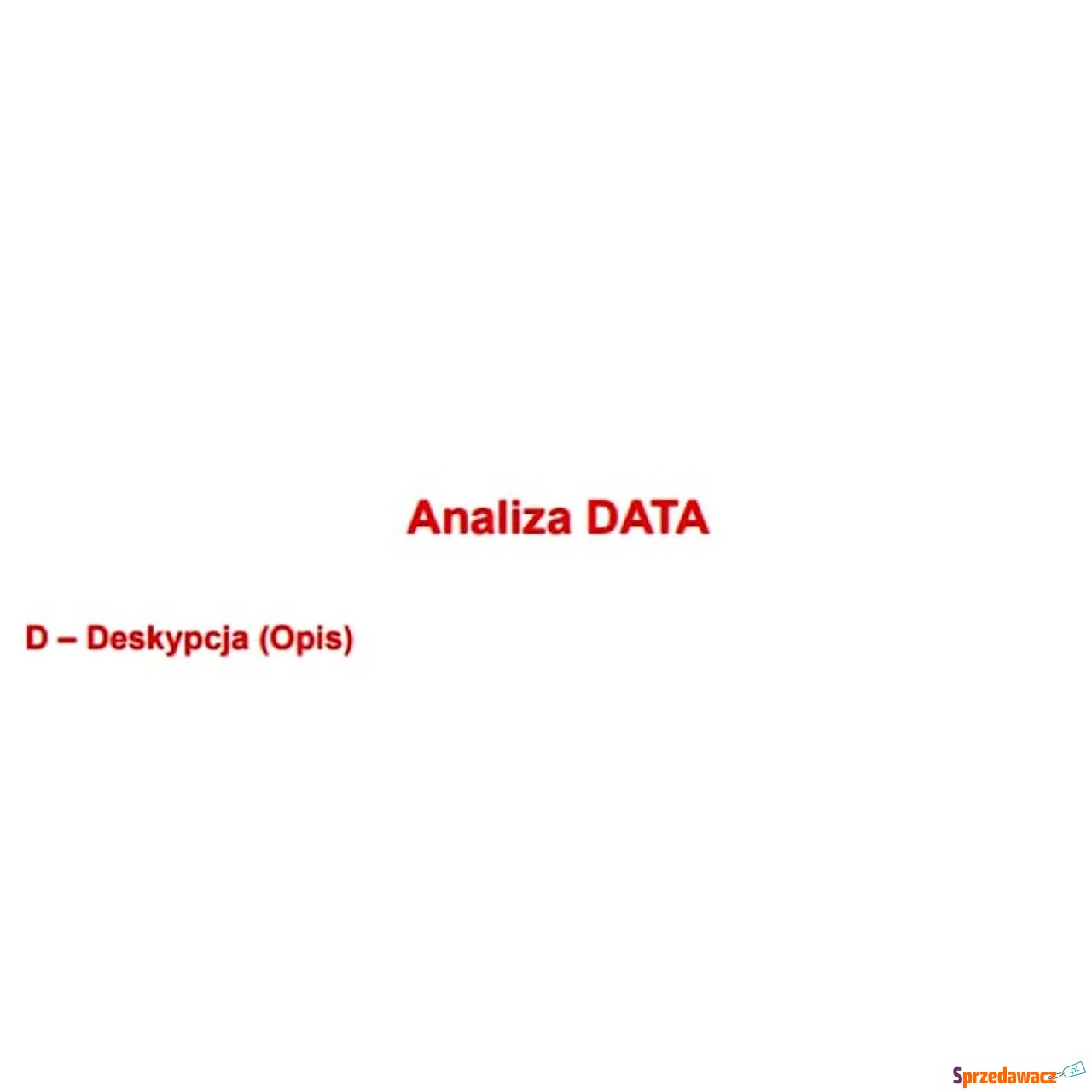 "Analiza DATA"