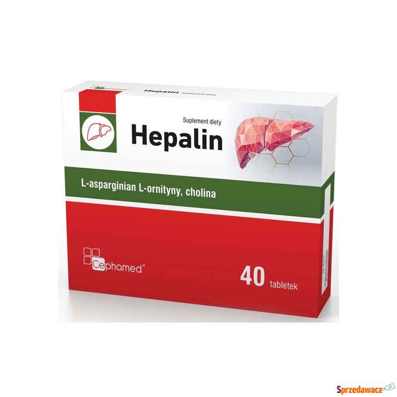 Hepalin x 40 tabletek - Witaminy i suplementy - Legionowo