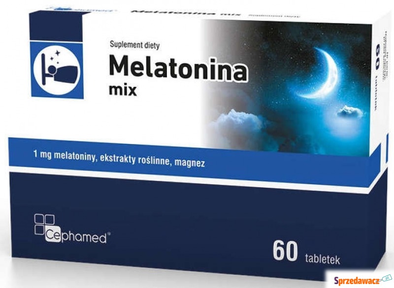 Melatonina mix x 60 tabletek - Witaminy i suplementy - Jawor